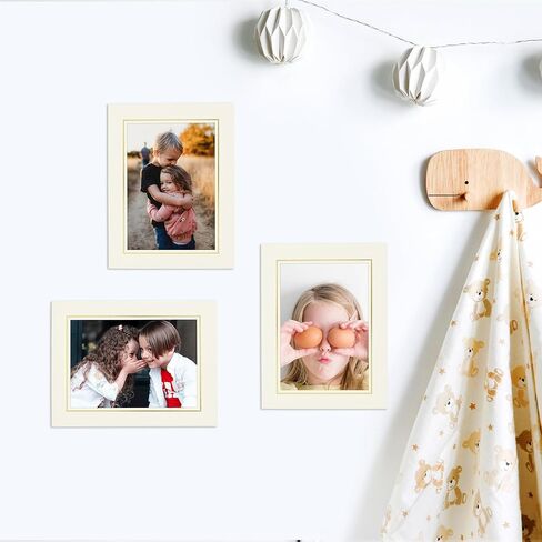 Golden State Art, Pack Of 25, 5X7 Paper Picture Frames With Easel, Paper Photo Frame Cards, Diy Cardboard Photo Frame (White) in Saudi Arabia