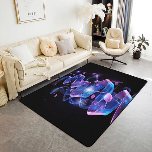 Chakra Area Rug 5x7 Boho Mandala Rugs for Living Room Bedroom Zen Spiritual Super Cozy Decorative Carpet Carpet Kids Adults Accent Rug Home Decor Bedroom Rug in Saudi Arabia