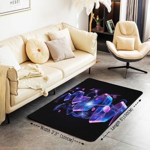 Chakra Area Rug 5x7 Boho Mandala Rugs for Living Room Bedroom Zen Spiritual Super Cozy Decorative Carpet Carpet Kids Adults Accent Rug Home Decor Bedroom Rug in Saudi Arabia