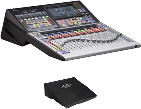 PreSonus StudioLive 32SC Series III S 32 قناة خلاط رقمي ثانوي / مسجل / حزمة واجهة مع غطاء وحدة التحكم PreSonus StudioLive 32 Series III (أسود) in Kuwait