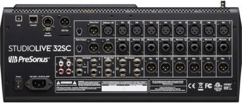 PreSonus StudioLive 32SC Series III S 32 قناة خلاط رقمي ثانوي / مسجل / حزمة واجهة مع غطاء وحدة التحكم PreSonus StudioLive 32 Series III (أسود) in Kuwait