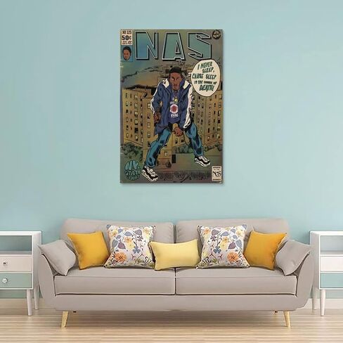 ملصقات موسيقى كوميدية من TAICI Metro Boomin Posse لغرفة النوم الجمالية من القماش لتزيين غرفة النوم مقاس 12 × 18 بوصة (30 × 45 سم)، نمط غير إطار-1 in Kuwait