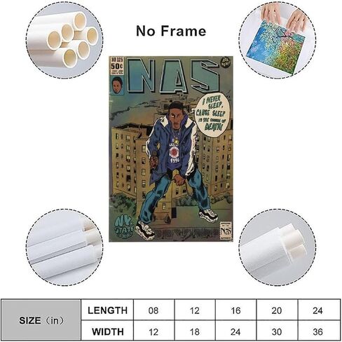 ملصقات موسيقى كوميدية من TAICI Metro Boomin Posse لغرفة النوم الجمالية من القماش لتزيين غرفة النوم مقاس 12 × 18 بوصة (30 × 45 سم)، نمط غير إطار-1 in Kuwait