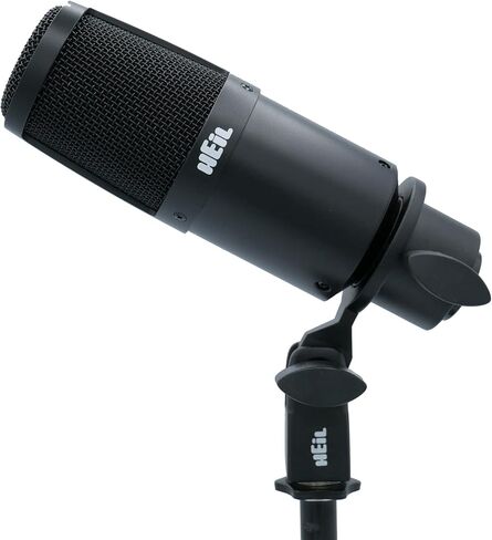 Heil PR 30 Dynamic XLR-Microphone for Video Podcast, Live Sound, Instrumentals, Recording, and Broadcast, Wide Frequency Response, Smooth Sound, Superior Rear Noise Rejection - Black in Saudi Arabia