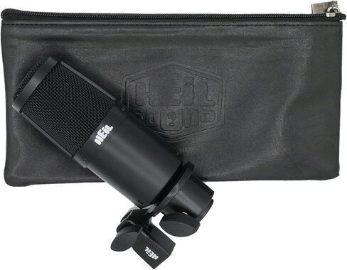 Heil PR 30 Dynamic XLR-Microphone for Video Podcast, Live Sound, Instrumentals, Recording, and Broadcast, Wide Frequency Response, Smooth Sound, Superior Rear Noise Rejection - Black in Saudi Arabia
