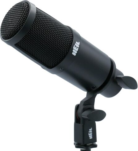 Heil PR 30 Dynamic XLR-Microphone for Video Podcast, Live Sound, Instrumentals, Recording, and Broadcast, Wide Frequency Response, Smooth Sound, Superior Rear Noise Rejection - Black in Saudi Arabia