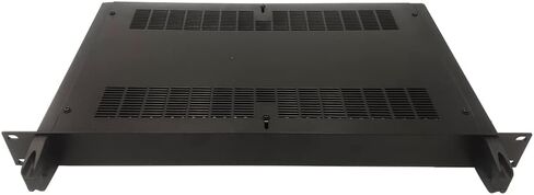 DIY فولاذ قوي متعدد الأغراض مع مقبض إلكتروني مستقل أو حامل حامل مقاس 19 بوصة 1U-D1 حزمة مسطحة مع 4 قضبان تثبيت متضمنة. in Kuwait