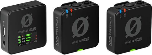 نظام ميكروفون لاسلكي Rode Wireless PRO بمشبك لشخصين/مسجل مع حزمة Lavaliers (2.4 جيجا هرتز) مع منظف الميكروفون GLS-104 in Saudi Arabia