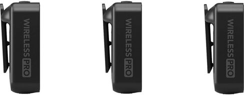 نظام ميكروفون لاسلكي Rode Wireless PRO بمشبك لشخصين/مسجل مع حزمة Lavaliers (2.4 جيجا هرتز) مع منظف الميكروفون GLS-104 in Saudi Arabia