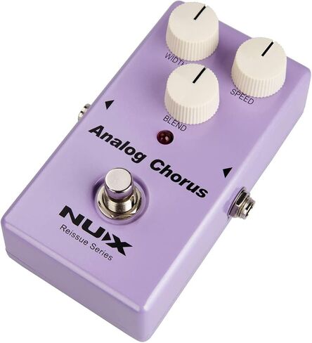 NUX Analog Chorus Effect Pedal Bundle with 2 MXR Patch Cables in Saudi Arabia