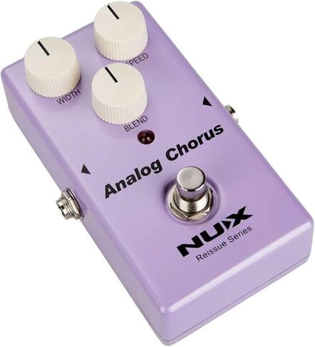 NUX Analog Chorus Effect Pedal Bundle with 2 MXR Patch Cables in Saudi Arabia