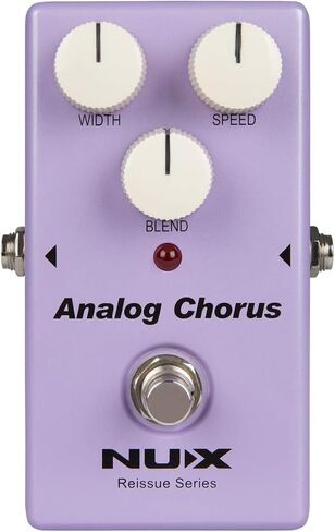 NUX Analog Chorus Effect Pedal Bundle with 2 MXR Patch Cables in Saudi Arabia