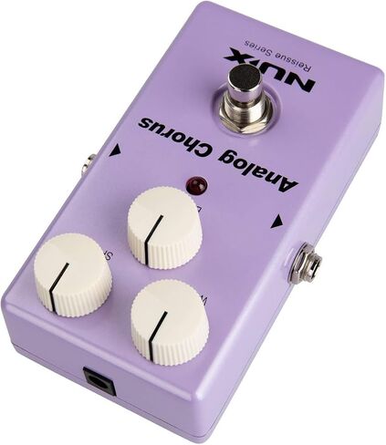 NUX Analog Chorus Effect Pedal Bundle with 2 MXR Patch Cables in Saudi Arabia