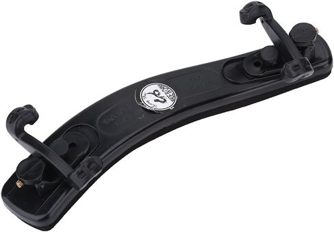Dioche Violin Shoulder Rest for 3/4 4/4, Height & Angle Adjustable Comfortable Black Rubber Shoulder Rest Pad Holder, Violin universal Type Violin Parts in Saudi Arabia