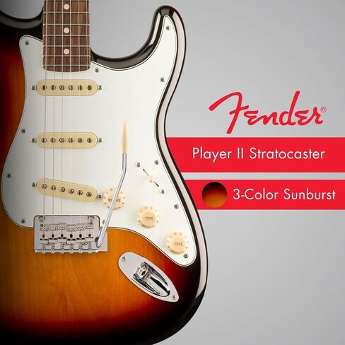 Fender Player II Stratocaster, Rosewood Fingerboard, 3-Color Sunburst in Saudi Arabia