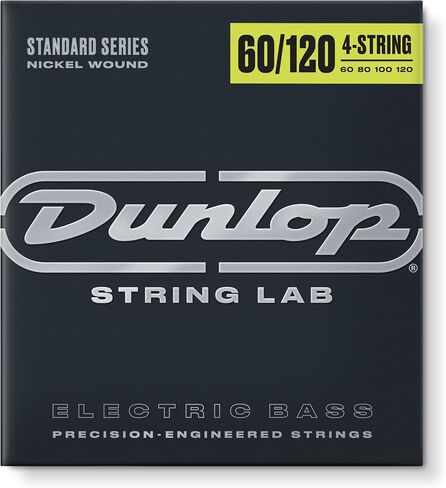 Dunlop DBN60120 Nickel Wound Bass Strings, Extra Heavy, .060–.120, 4 Strings/Set in Saudi Arabia