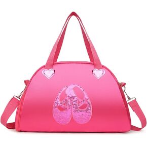 Cute Ballet Dance Backpack Tutu Dress Dance Bag Gym Travel Duffle Bag for Girls Waterproof Small Duffle Bag Ballet Bags.
