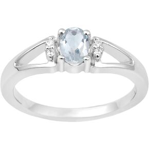 Classic Natural Blue Sapphire, Emerald, Garnet, Tanzanite Birthstone Solitaire Engagement Rings for Women, Anniversary 925 Sterling Silver Promise Rings for Her
