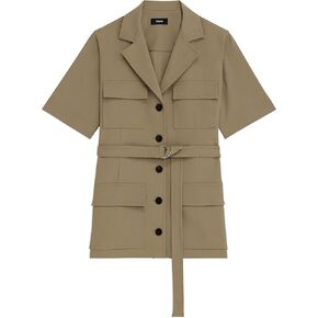 Theory Womens Twill Safari Jacket Jacket