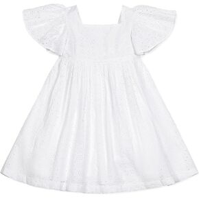 Hope & Henry Girls' Sleeveless Fit and Flare Summer Dress