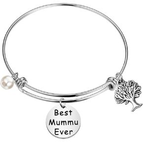 CENWA Mummu Bracelet Gifts Best Mummu Bracelet Gifts for Mummu Finland Finnish Grandmother Best Mothers Day Gift