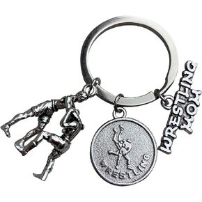 Sportybella Wrestling Mom Keychain- Wrestling Mom Jewelry, Gift for Moms