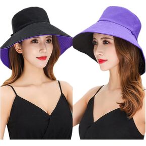 Foldable Beach Fishing Cap UV Sun Protection Waterproof Breathable Wide Brim Bucket Sun Hat for Women in Saudi Arabia