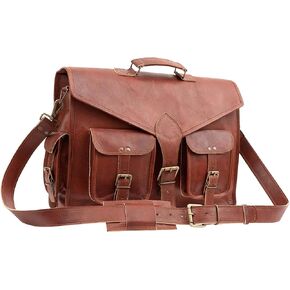 Leather briefcase laptop bag messenger satchel 15 Inch best Handmade Leather bag by Shy Shy Let’s Touch The SkySALE, Brown Leather bag