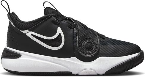 حذاء نايكي تيم هاسل D11 للأطفال الصغار باللون الأسود/الأبيض (DV8894 002) in Kuwait