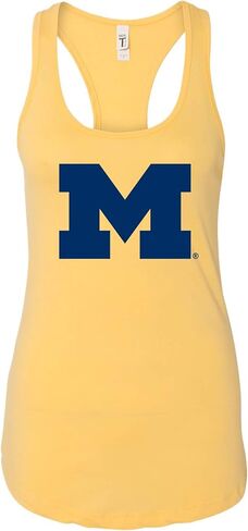 NCAA Primary Logo, Team Color Womens Racerback Tank, College, University in Saudi Arabia