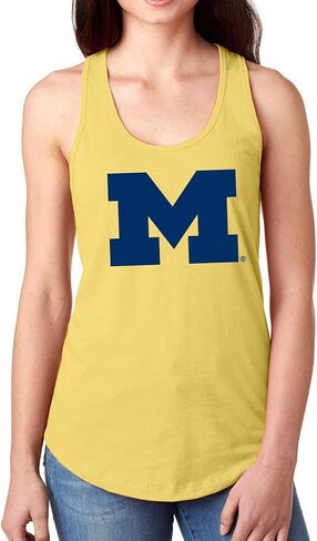 NCAA Primary Logo, Team Color Womens Racerback Tank, College, University in Saudi Arabia
