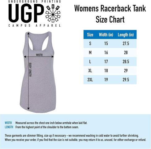 NCAA Primary Logo, Team Color Womens Racerback Tank, College, University in Saudi Arabia