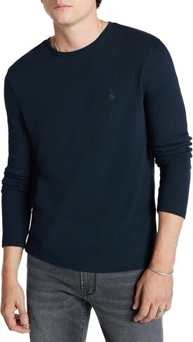 John Varvatos Men's Marlow Long Sleeve Crew in Saudi Arabia
