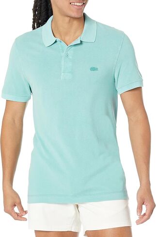 Lacoste Contemporary Collection's Men's Short Sleeve Regular Fit Petit Pique Polo Shirt in Saudi Arabia