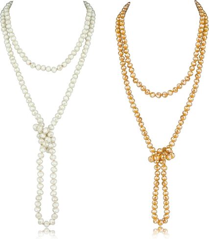 MILACOLATO تنوعا 60 "اليد معقود قطع كريستال الخرزة قلادة اليدوية مطرز حبلا متعدد الطبقات طويل التفاف بيان قلادة سباركلي الأوجه الخرز in Kuwait