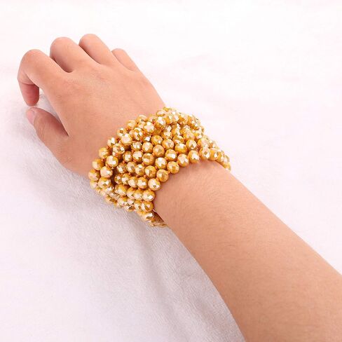 MILACOLATO تنوعا 60 "اليد معقود قطع كريستال الخرزة قلادة اليدوية مطرز حبلا متعدد الطبقات طويل التفاف بيان قلادة سباركلي الأوجه الخرز in Kuwait