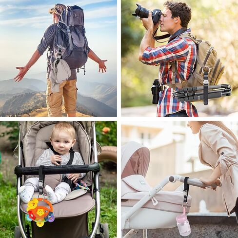 Vigorport أضف أحزمة الأمتعة للحقيبة، حزام قابض السترة لحقيبة الظهر للسفر، موصل الأمتعة، أضف حقيبة ملحقات مرفقة قابلة للتعديل 1.25 بوصة لا نهاية لها لتوصيل أمتعتك الثلاثة معًا in Kuwait