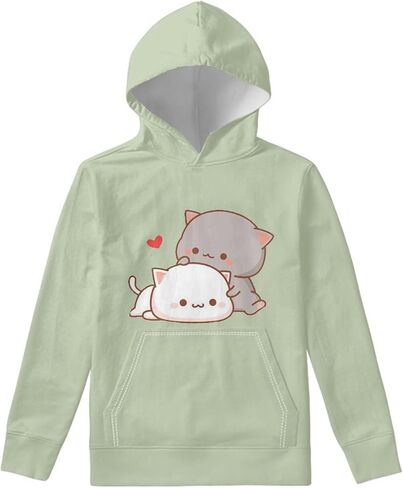 WELLFLYHOM Hoodies Pullover for Kids Teen Girls Boys Top Sweatshirt with Pocket in Saudi Arabia