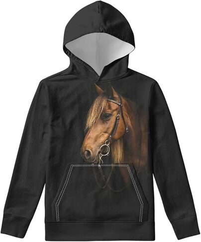 WELLFLYHOM Hoodies Pullover for Kids Teen Girls Boys Top Sweatshirt with Pocket in Saudi Arabia
