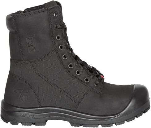 P&F Workwear 8" Steel toe work boots for Women | with zipper - PF368 in Saudi Arabia