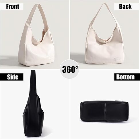 Tote Bag Women Chic Vegan Leather Hobe Bag Handbags Shoulder Bag for Work Collega Tote Bag in Saudi Arabia