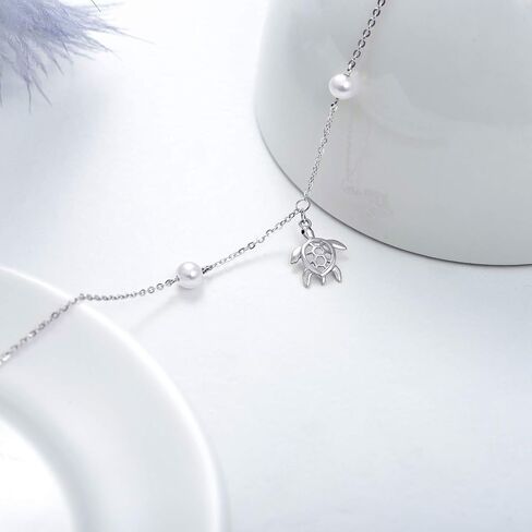 SISGEM 14k Gold Sea Turtle Anklet for Women, Real Gold Ankle Bracelet Jewelry Gifts for Animal Lovers, 8.6+0.8+0.8 Inch in Saudi Arabia