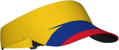Cute Flag Hats Flag Patriotic Sport Sun Visor Hats Adjustable Flag Empty Top Baseball Cap Sun Hat for Women Men in Saudi Arabia