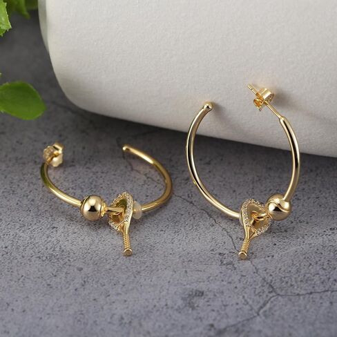 اقراط حلقية للعب التنس للنساء من لوف ماتش | اقراط عصرية مطلية بالذهب عيار 18 قيراط مرصعة بالزركونيا المكعبة | اقراط كرة تنس صغيرة ومضرب لمحبي التنس in Kuwait