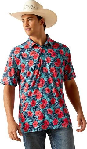 ARIAT Men's All Over Print Polo in Saudi Arabia