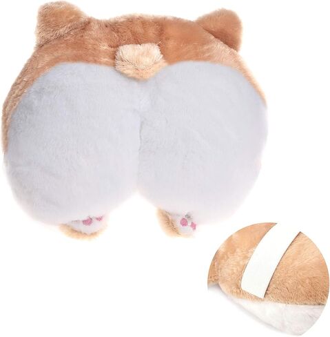 ANJUU Pets Puppy Cute Corgi Butt Throw Pillow Neck Support Pillow Pillow Pillow Travel Pillow stuffed Toys Gifts (42x42cm) in Kuwait