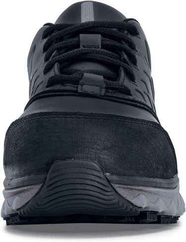 Shoes for Crews Bridgetown, Men's Aluminum Toe (at) Slip Resistant Work Shoes, Water Resistant Sneakers, Black in Saudi Arabia