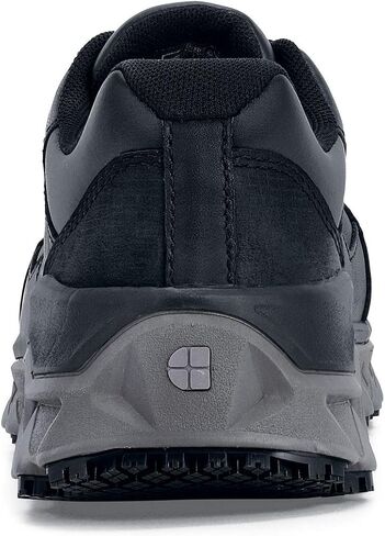 Shoes for Crews Bridgetown, Men's Aluminum Toe (at) Slip Resistant Work Shoes, Water Resistant Sneakers, Black in Saudi Arabia