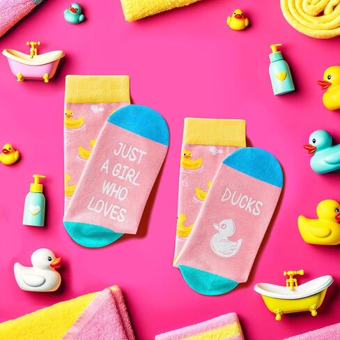 Zmart Funny Socks For Women Rubber Duck Socks Cute Duck Socks Girls, Rubber Duck Gifts Duck Lovers Gifts For Her in Saudi Arabia