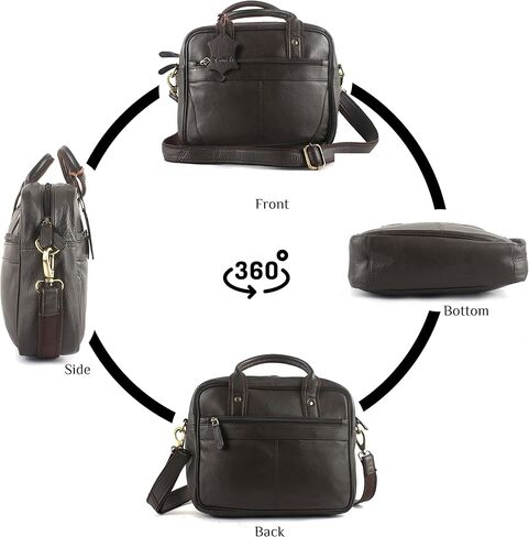 TAURISH Guanine Caw Leather Bag Colour Handmade Leather Bag Is Crossbody The Bag Can Be Used As A Leather Messenger Bag in Kuwait